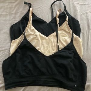 3 Branwyn merino bralettes